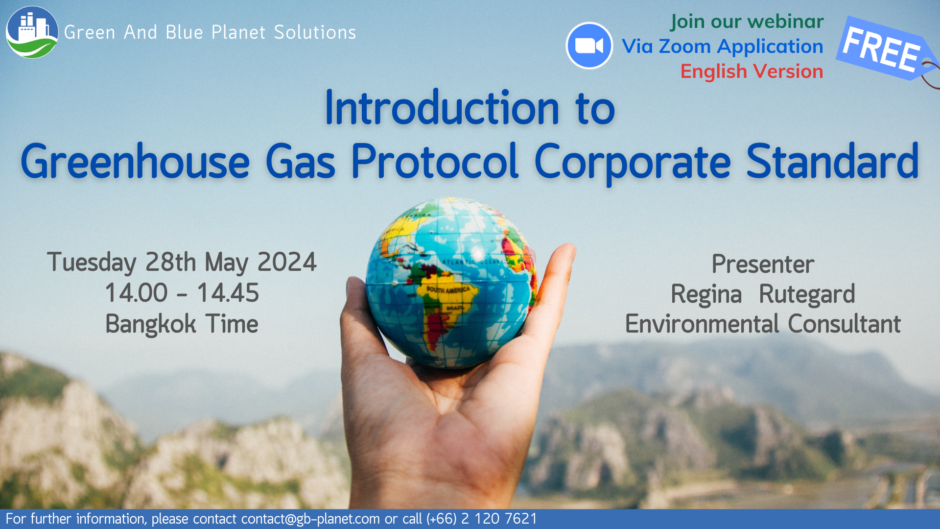 Webinar “Introduction to Greenhouse Gas Protocol Corporate Standard”